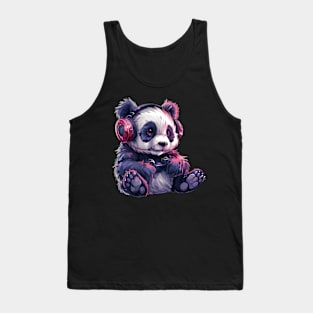 Gamer Panda - Panda Bear Japanese Tank Top